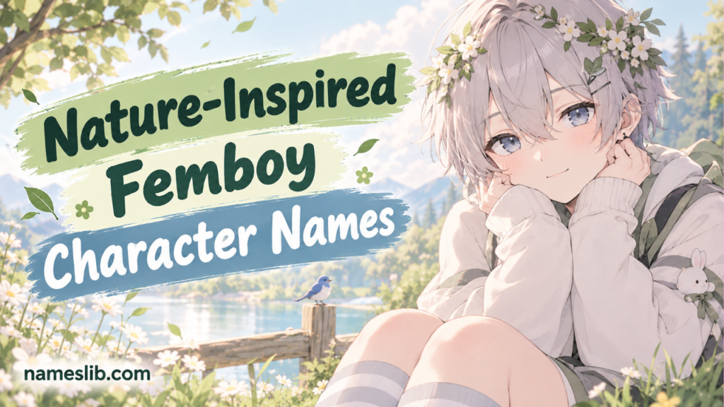 Nature-Inspired Femboy Character Names