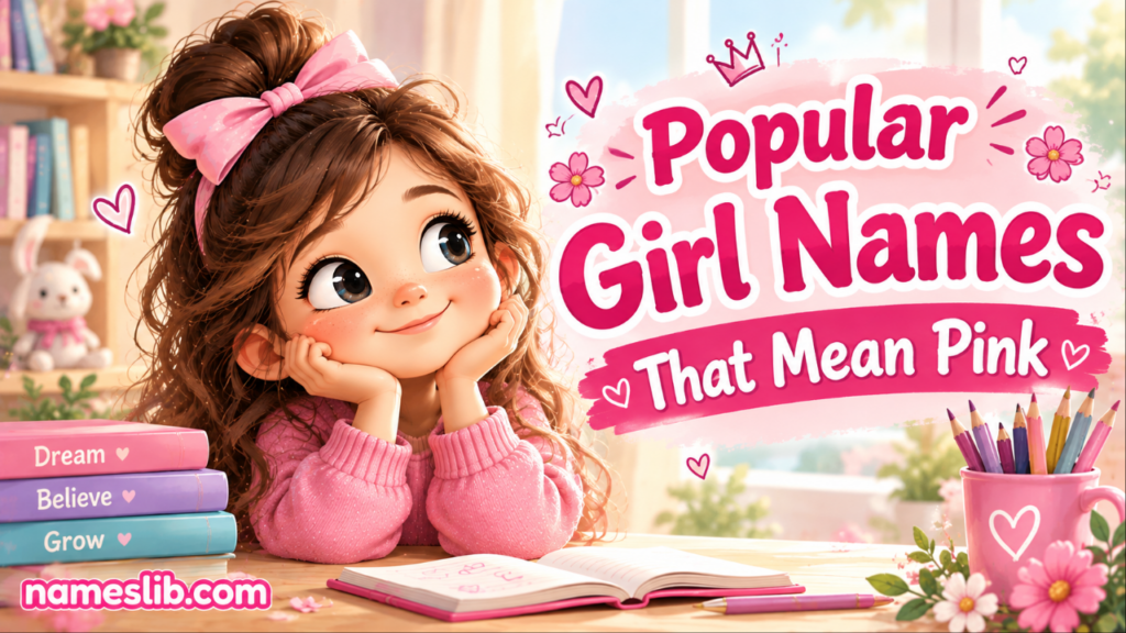 Popular Girl Names That Mean Pink