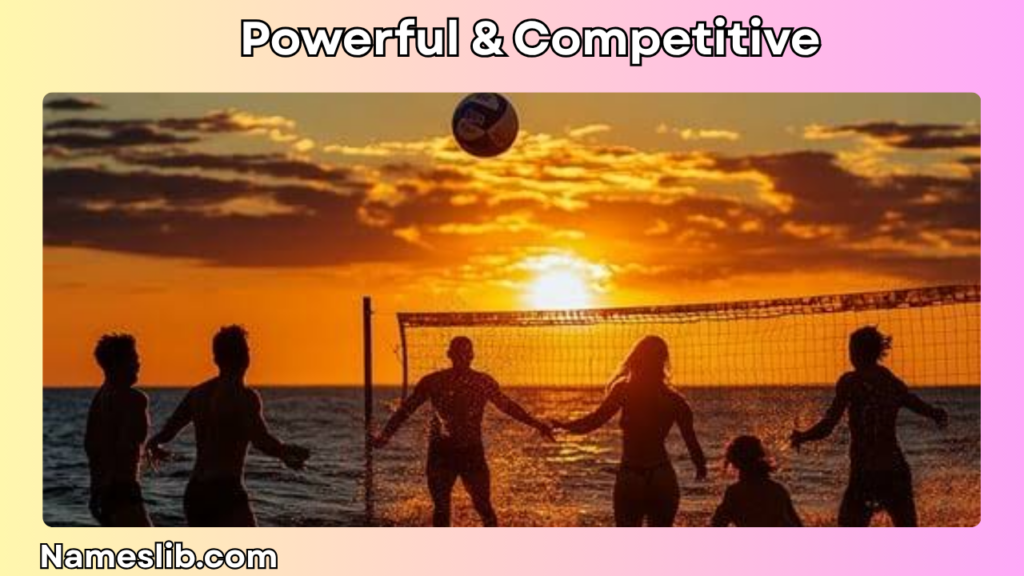Powerful & Competitive Best Volleyball Team Names