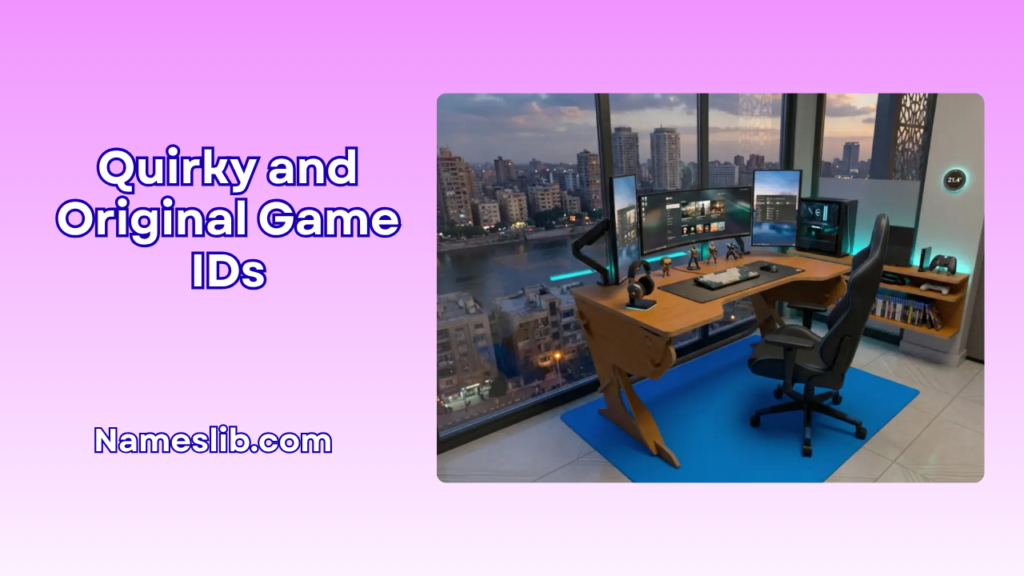Quirky and Original Game IDs