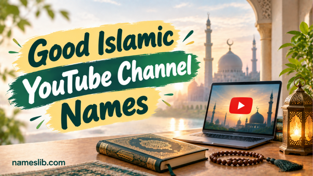 Good Islamic YouTube Channel Names