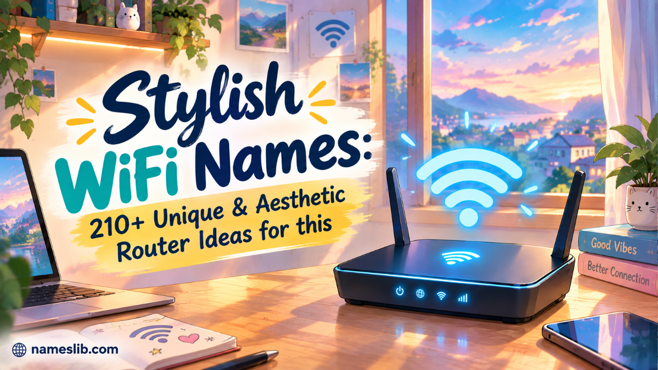 Stylish WiFi Names_ 210+ Unique & Aesthetic Router Ideas