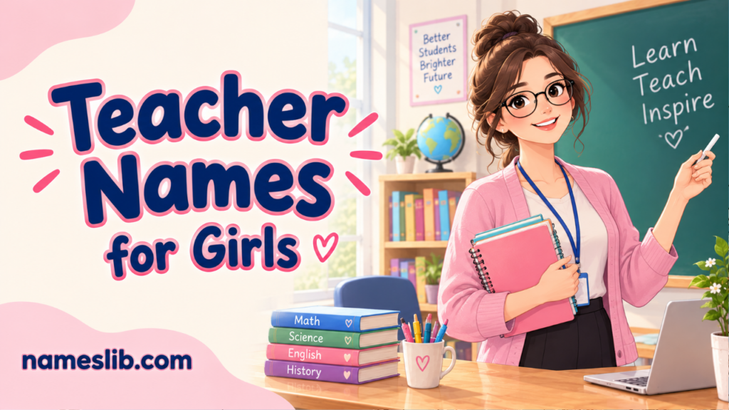 Teacher Names for Girls
