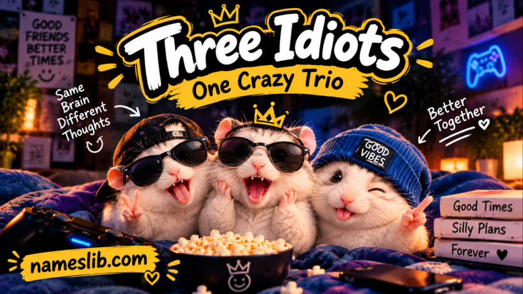 Three friends group name Funny