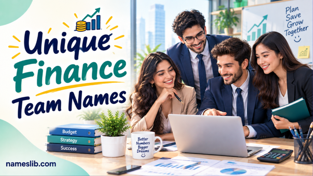 Unique Finance Team Names