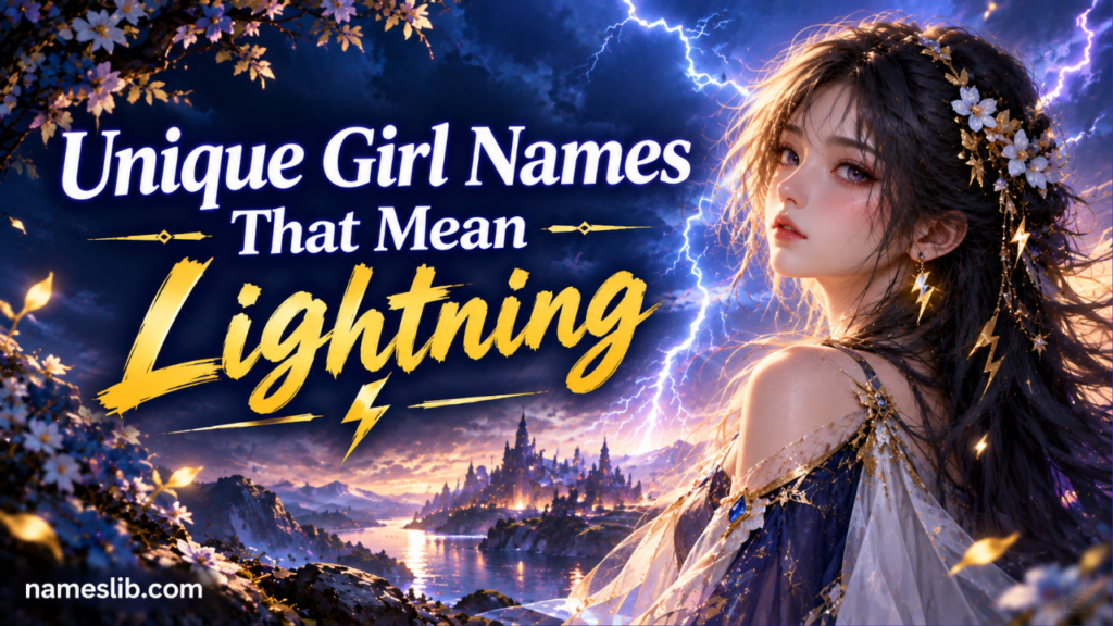 Unique Girl Names That Mean Lightning