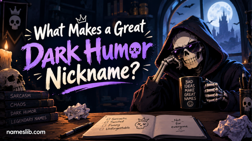What Makes a Great Dark Humor Nickname