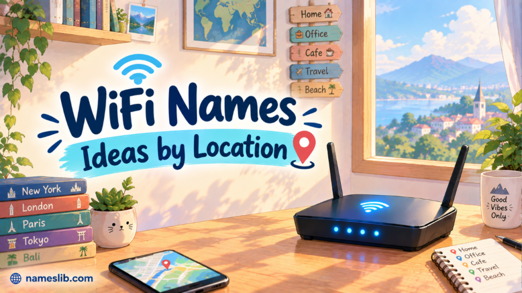 WiFi Names Ideas by Location