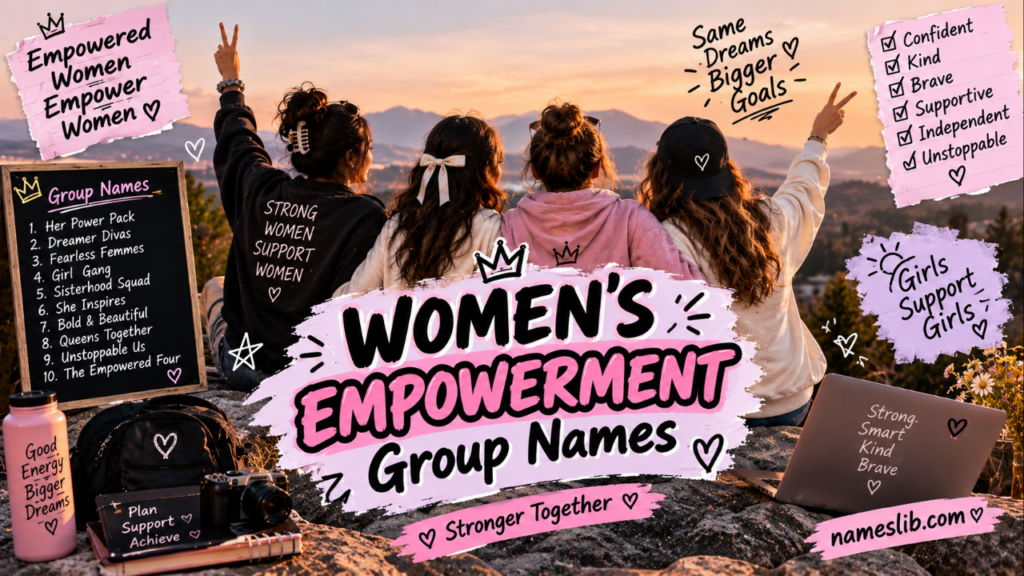 Women’s Empowerment Group Names
