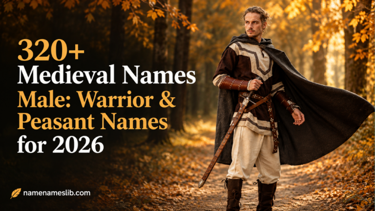 320+ Medieval Names Male: Warrior & Peasant Names for 2026