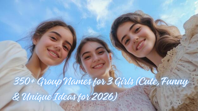 350+ Group Names for 3 Girls (Cute, Funny & Unique Ideas for 2026)