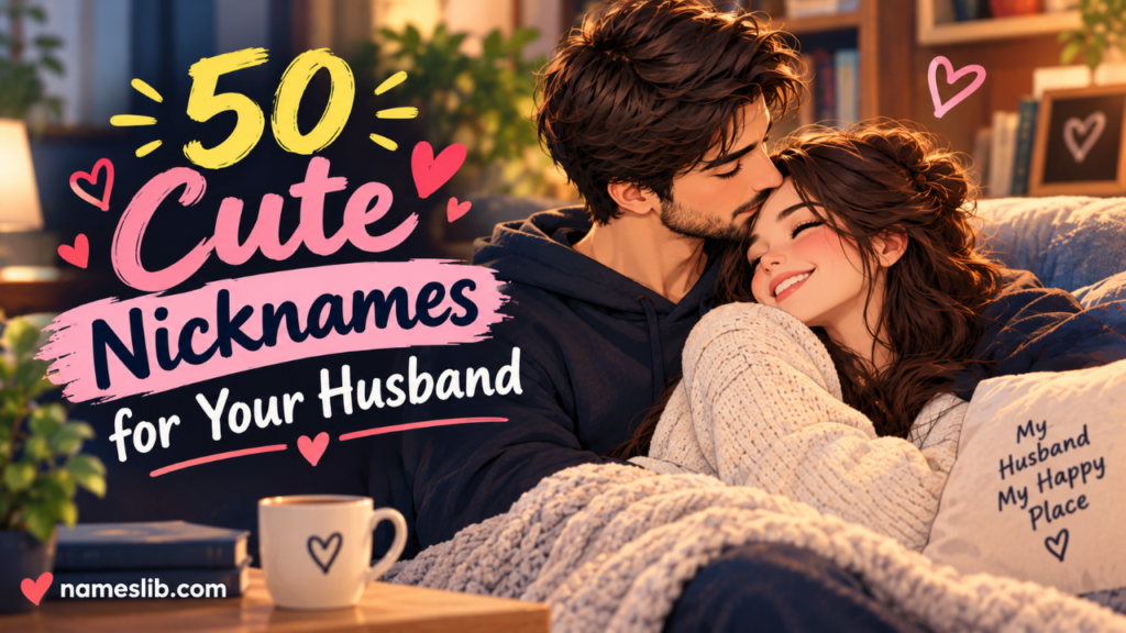 50 Cute Nicknames for Your Husband