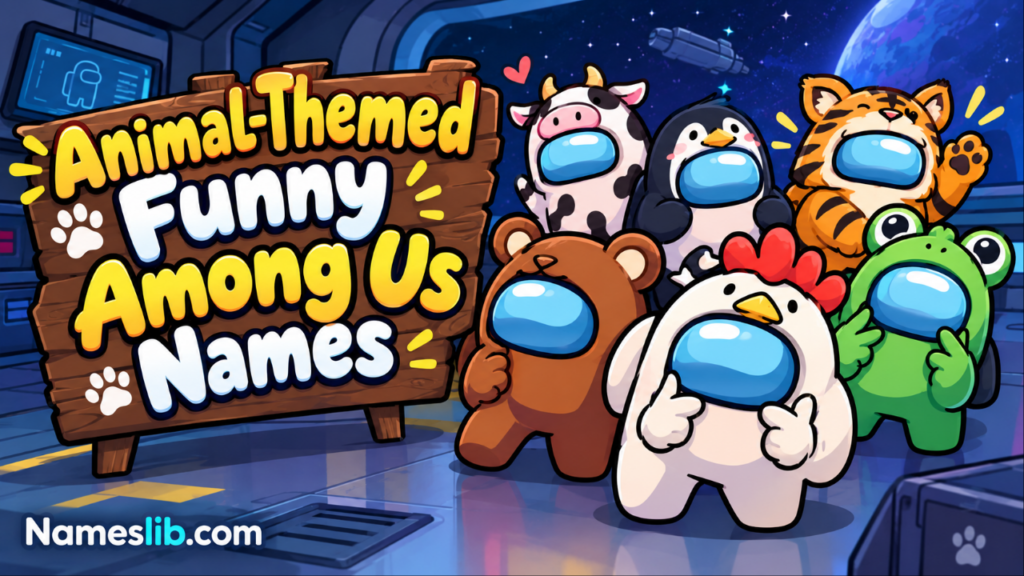 Animal-Themed Funny Among Us Names