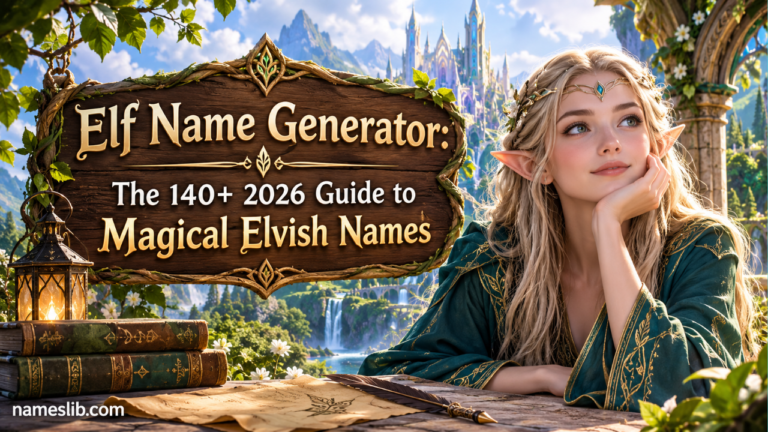 Elf Name Generator_ The 140+ 2026 Guide to Magical Elvish Names