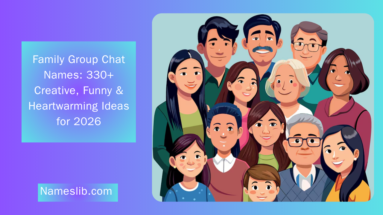 Family Group Chat Names_ 330+ Creative, Funny & Heartwarming Ideas for 2026