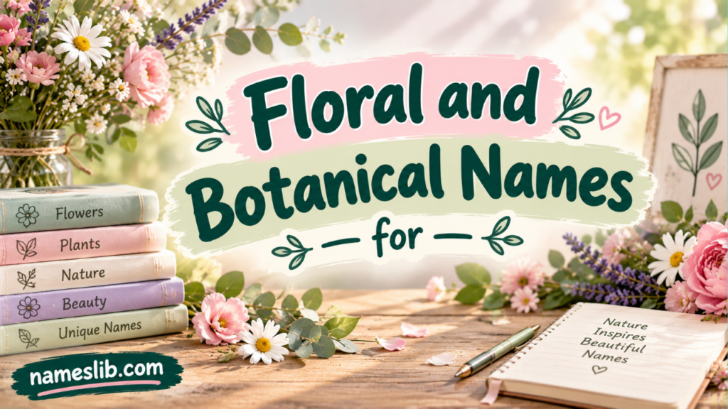Floral and Botanical Names