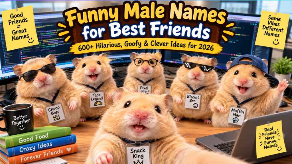 Funny Male Names for Best Friends