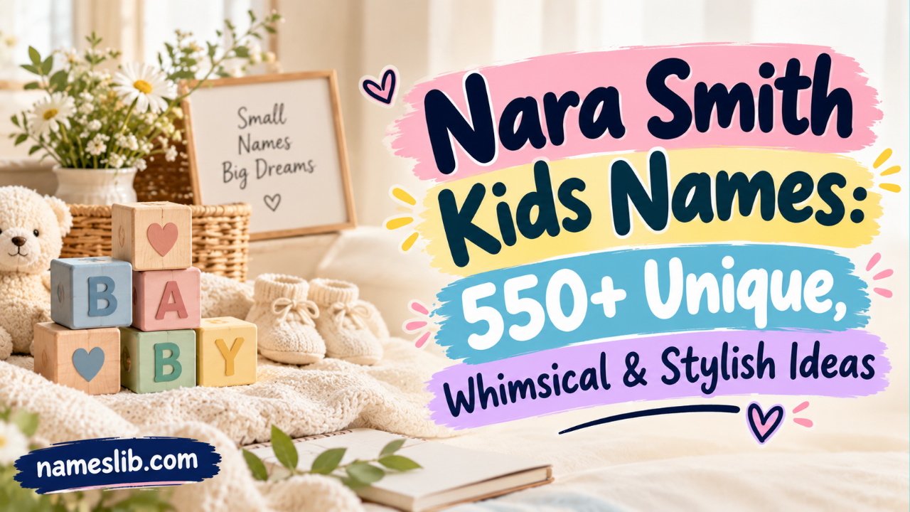 Nara Smith Kids Names_ 550+ Unique, Whimsical & Stylish Ideas