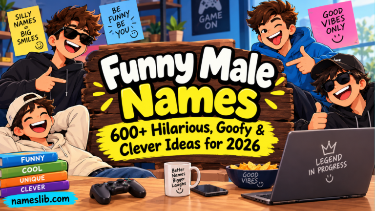 Funny Male Names: 600+ Hilarious, Goofy & Clever Ideas for 2026