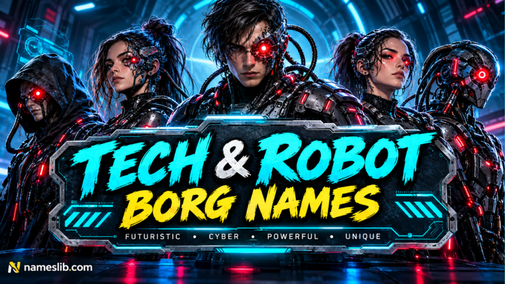 Tech & Robot Borg Names